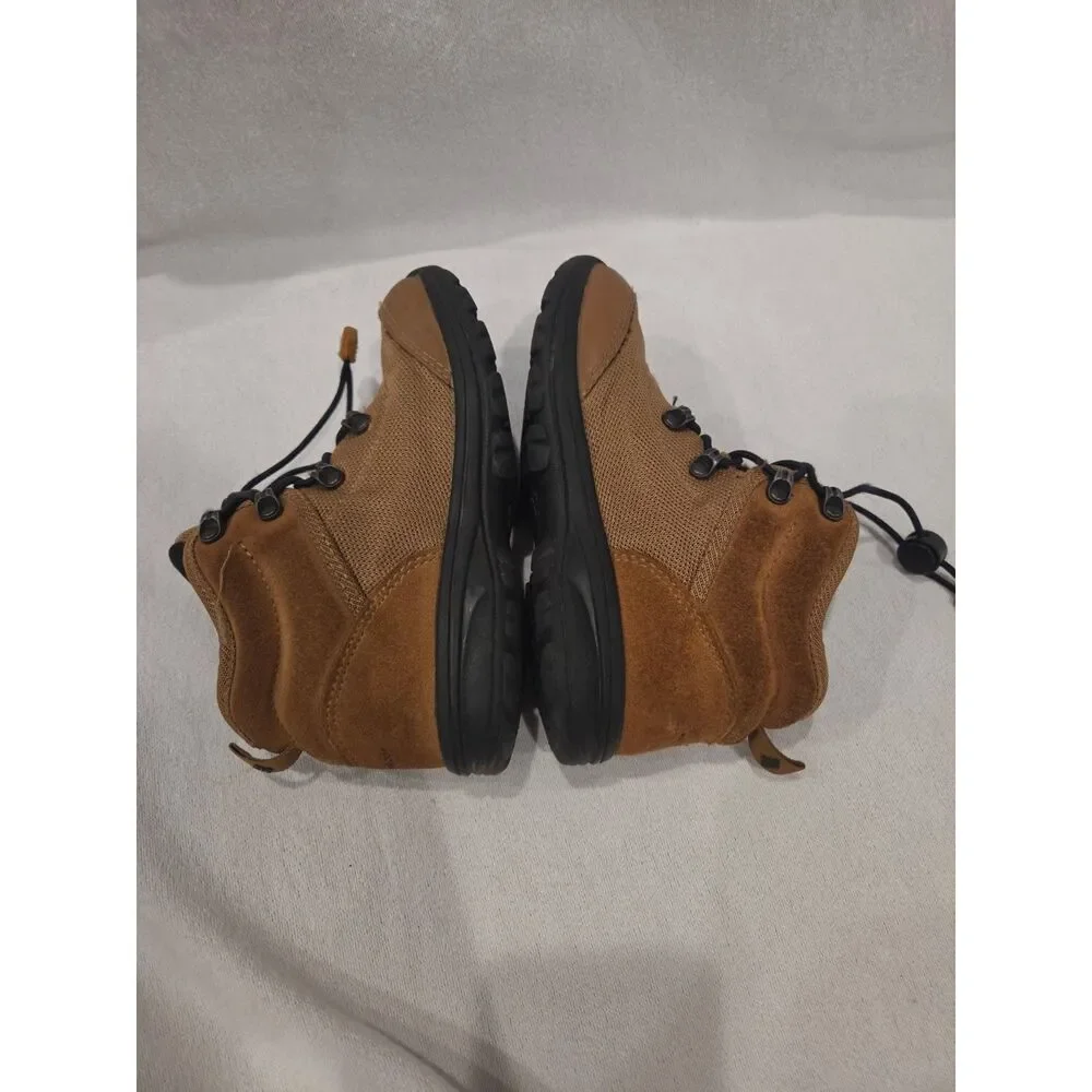 Columbia Kids Fairbanks Mid Boot Size 1 Toddler Youth Brown Tan Hiking Shoe